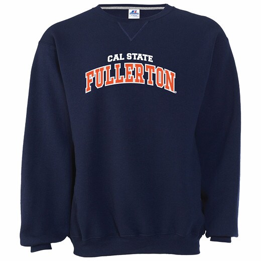 CSUF Arched Fusion Crew - Marine Blue